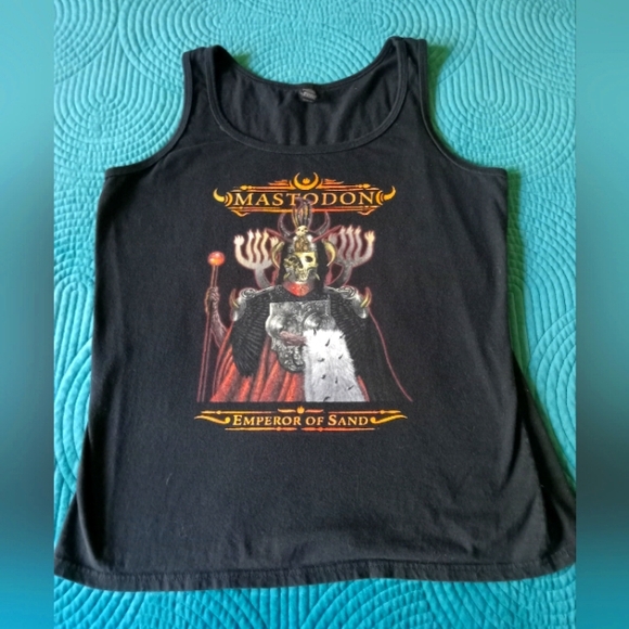 Anvil Tops - Mastadon Metal Band Tank Top Sz Large Ladies Black